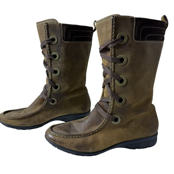 Cole Haan “Mardi” Leather Lace-Up Boots | Waterproof | Size 7.5B - Picture 2 of 11